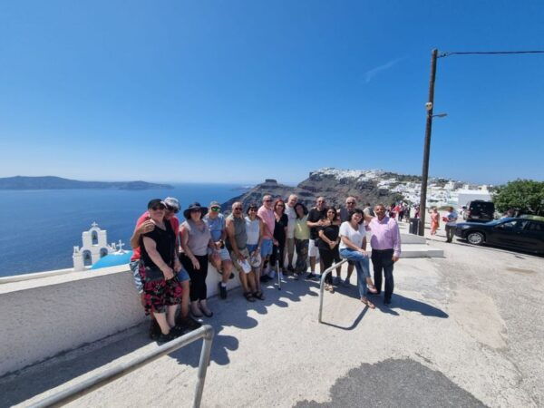 Santorini: Full-Day Private Tour With a Luxury Minibus - Boutiques, Churches, and Castles