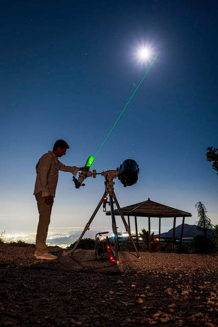 Santorini: Full Moon Telescope Viewing With Wine Tasting - Full Moon Telescope Viewing