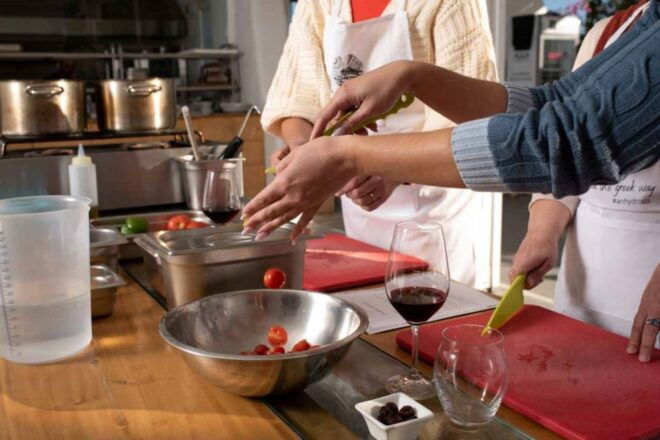 Santorini: Greek Food Cooking Class With Wine Tasting - The Sum Up