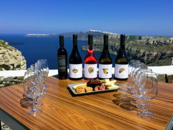 Santorini: Guided Tour to 3 Wineries With Wine Tastings - Wine Tastings and Sampling