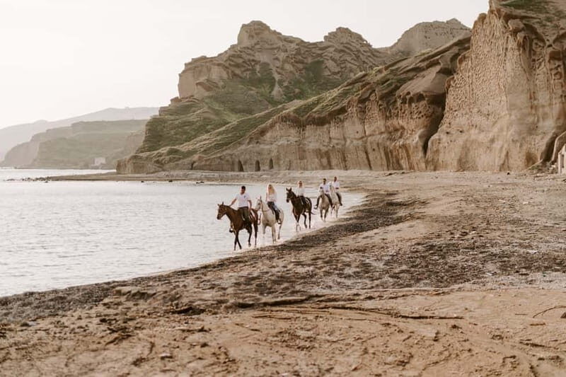 Santorini: Horseback Riding on the Black Sandy Eros Beach - Practical Details & Value