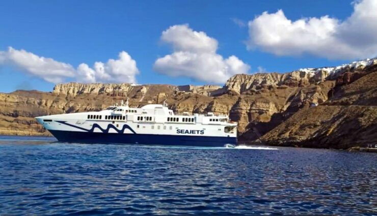 Santorini Island: Guided Tour From the Port Rethymno Crete - Tour Description