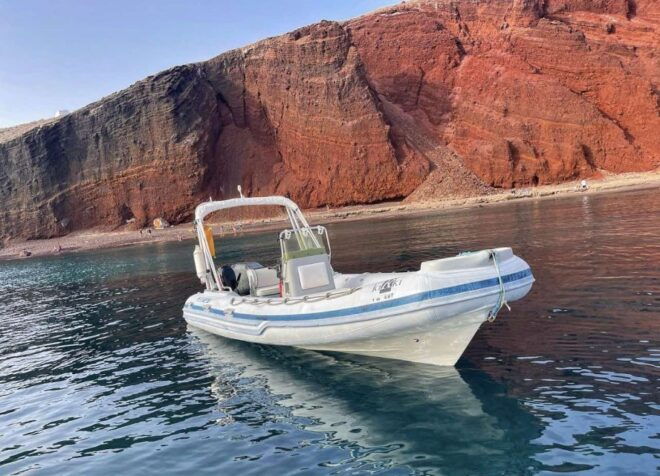 Santorini: License Required - With Skipper - Inclusions