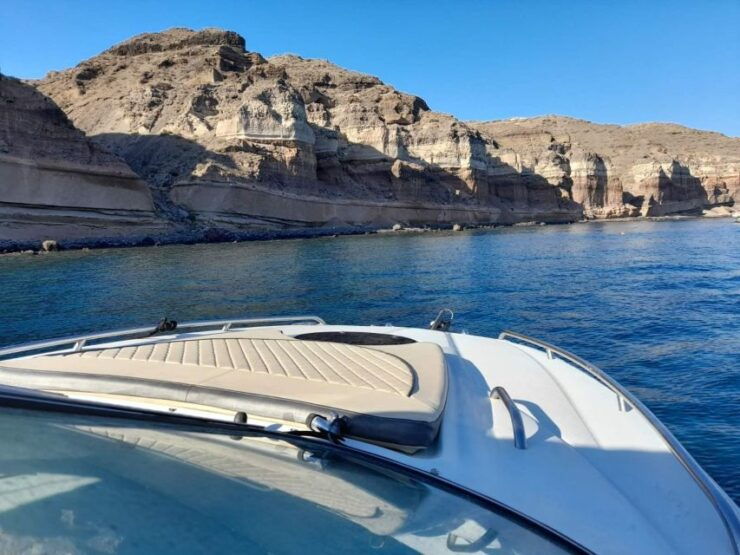 Santorini: Luxury Private Speedboat With Food and Drinks - Package Details