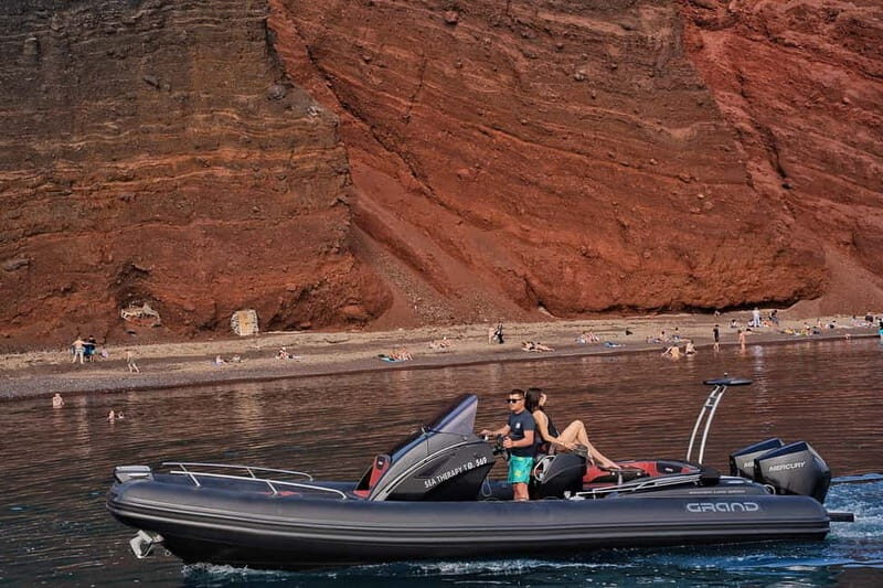 Santorini : Luxury Rib rental with Captain & Fuel included - The Experience: What You Can Expect