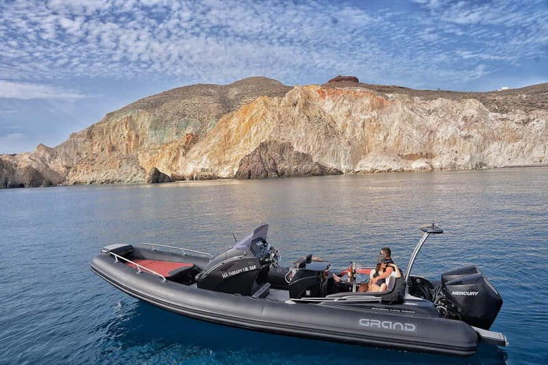 Santorini : Luxury Rib rental with Captain & Fuel included - Deep Dive into the Itinerary