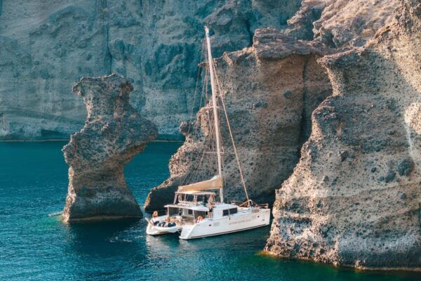 Santorini: Luxury Sunset Cruise With Dinner, Bbq, and Drinks - Booking Process
