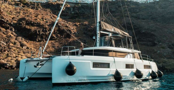 Santorini: Majestic Catamaran Cruise With Meal and Drinks - Booking Details