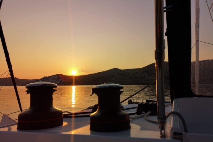 Santorini: Morning or Sunset Cruise With Gourmet Meal - Experience Highlights