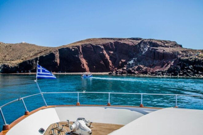Santorini: Motor Yacht Day Cruise With 5-Course Lunch - Important Information