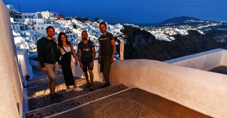 Santorini: Night Hike, Wine Tasting, and Greek Dinner - Experience Highlights