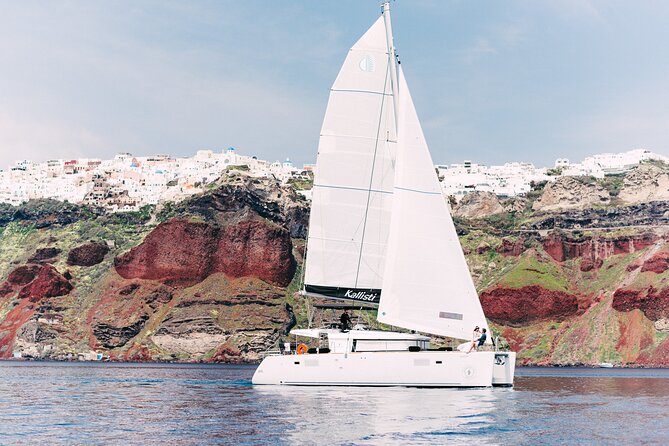 Santorini Oia: All-Inclusive Classic Day Shared Catamaran Cruise - Cruise Highlights