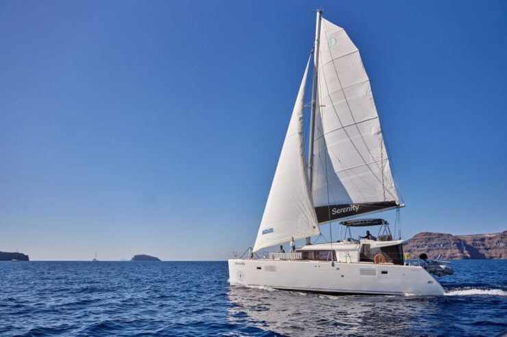 Santorini Oia: Caldera Catamaran Cruise With Meal & Drinks - Experience Highlights