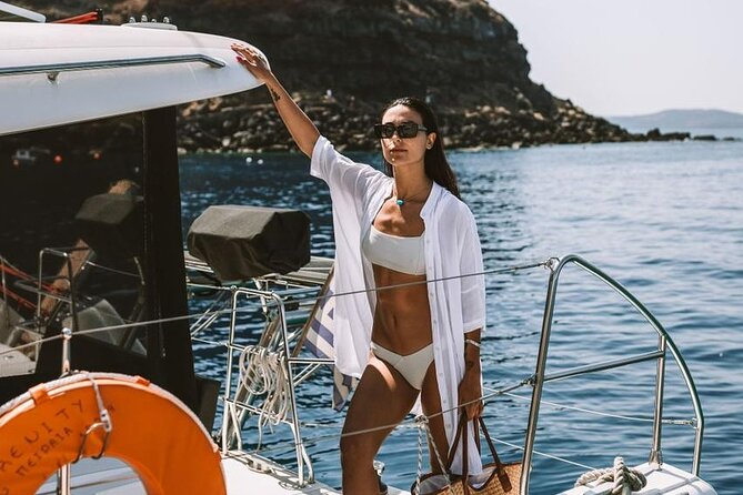 Santorini Oia: Private Sunset Catamaran Cruise With Bbq/Drinks - Common Questions