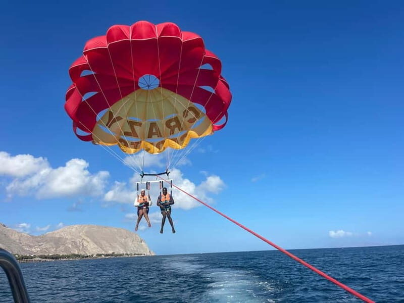 Santorini: Parasailing ExperiencePerissa,Perivolos,St.George - A Deep Dive into the Santorini Parasailing Experience