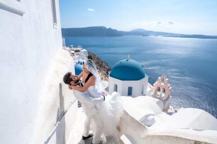 Santorini Photoshoot With Blue Domes & Caldera View - Good To Know