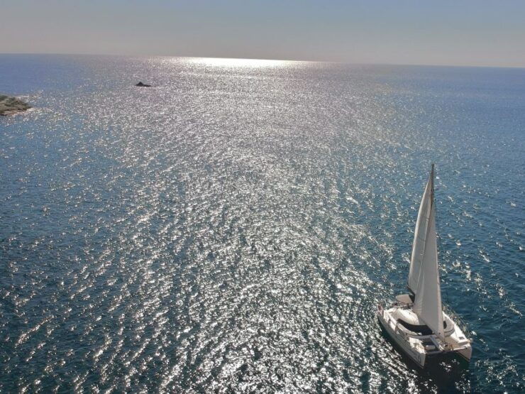Santorini: Private Catamaran Excursion With Food and Drinks - Booking Details