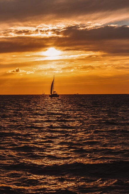 Santorini: Private Catamaran Sunset Cruise With Dinner - Beverages on Board