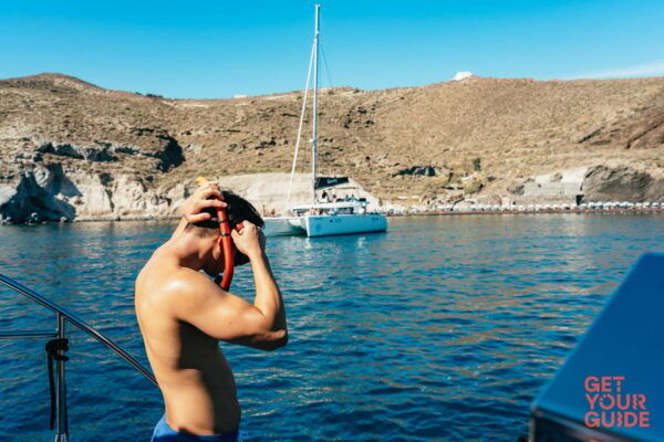 Santorini: Private Catamaran Tour With BBQ Meal and Drinks - Booking Your Experience