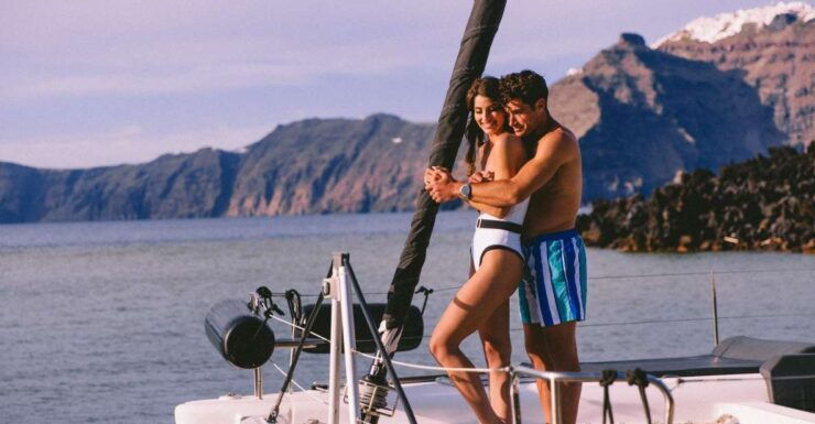 Santorini: Private Catamaran Tour With BBQ Meal and Drinks - Experience Highlights