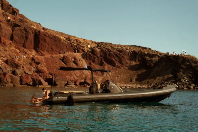 Santorini: Private Customizable RIB Cruise With Meal - Cruise Description
