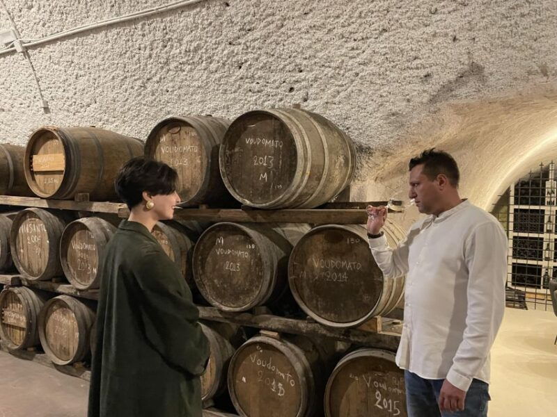 Santorini Private Daytime Wine Tour with Certified Sommelier - Scenic Views and Local Bites