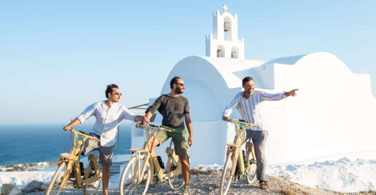 Santorini: Private E-Bike Village Tour With Lunch or Dinner - Experience Highlights