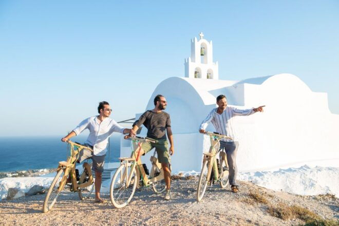 Santorini: Private E-Bike Village Tour With Lunch or Dinner - Village Tour