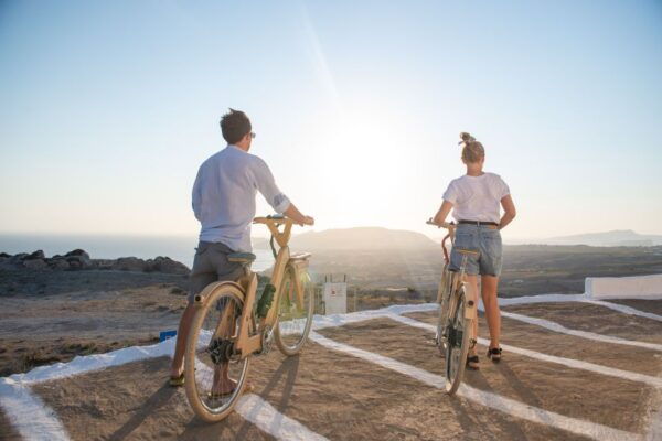 Santorini: Private E-Bike Village Tour With Lunch or Dinner - The Sum Up