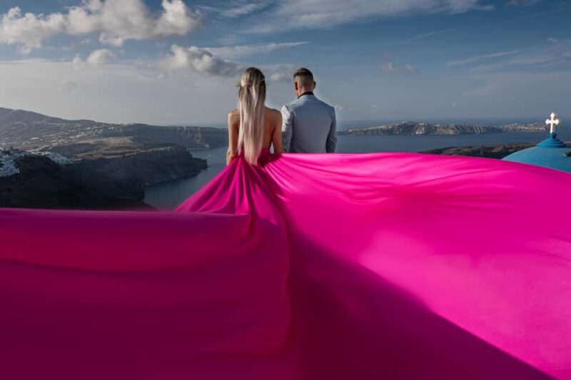 Santorini: Private Flying Dress Photoshoot at Blue Domes - The Locations: Why They Matter