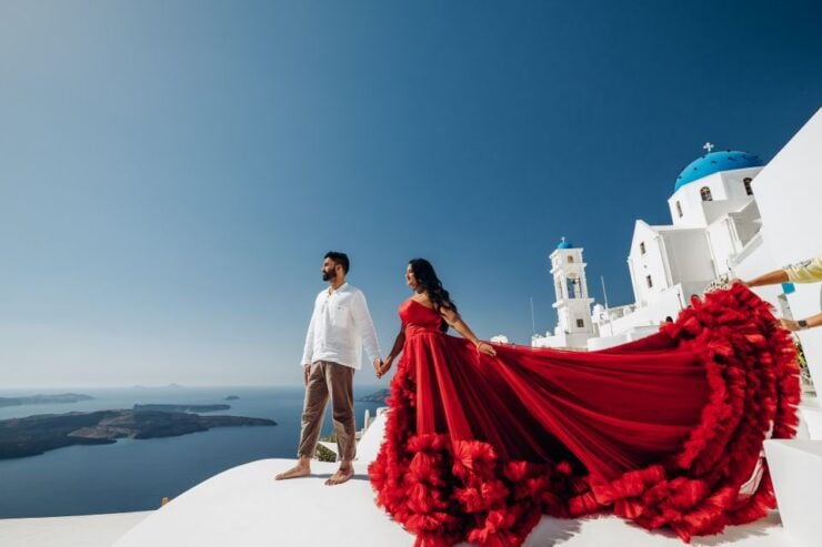 Santorini: Private Flying Dress Photoshoot Experience - Activity Details