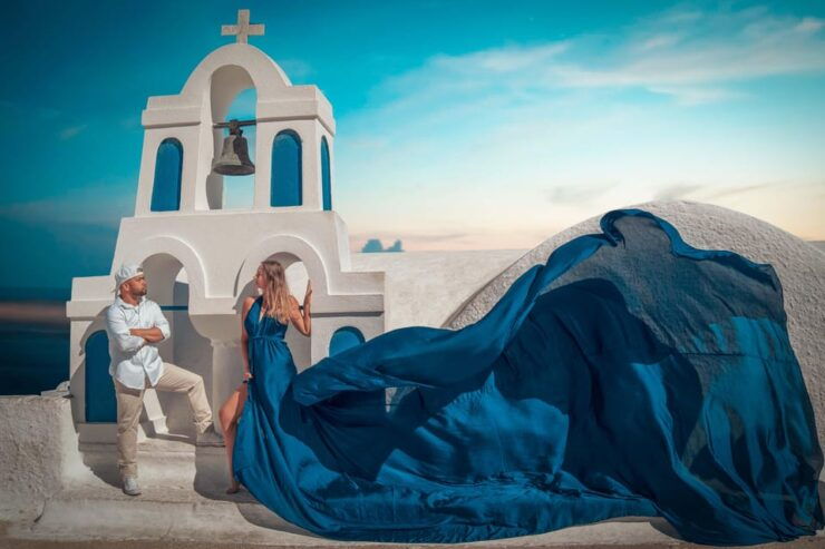 Santorini: Private Flying Dress Photoshoot - Pricing Details