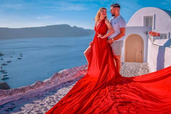 Santorini: Private Flying Dress Photoshoot - Popular Locations