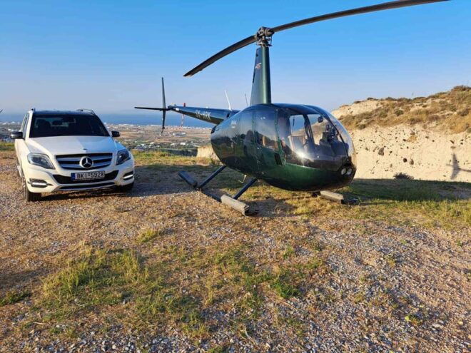 Santorini: Private Helicopter Sightseeing Flight - Pickup and Drop-off Locations