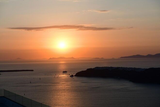 Santorini: Private Romantic Sunset Dinner With Caldera View - Full Description