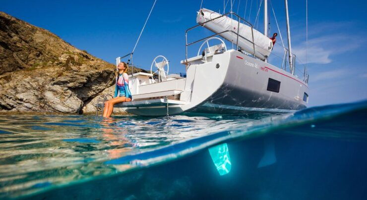 Santorini: Private Sailing Cruise With Meal & Swim Stops - Sailing Experience