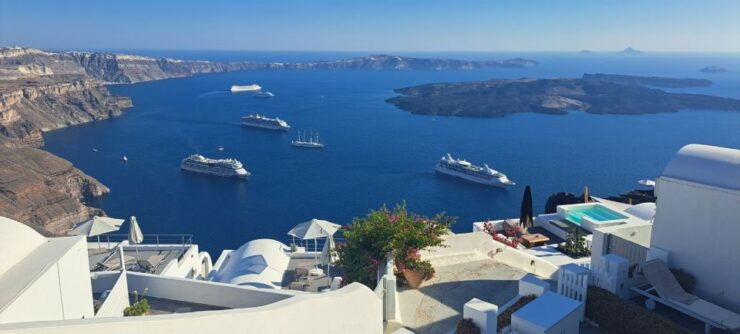 Santorini: Private Sightseeing Half-Day Tour - Pickup and Transportation Details
