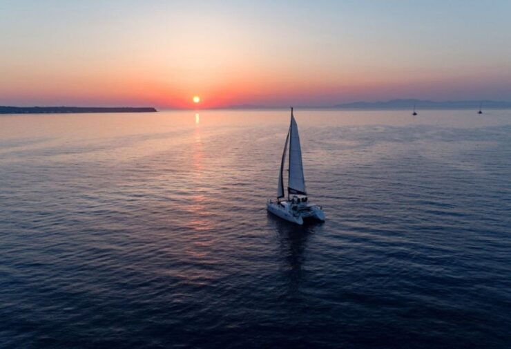 Santorini: Private Sunset Cruise With Dinner and Drinks - Booking and Logistics