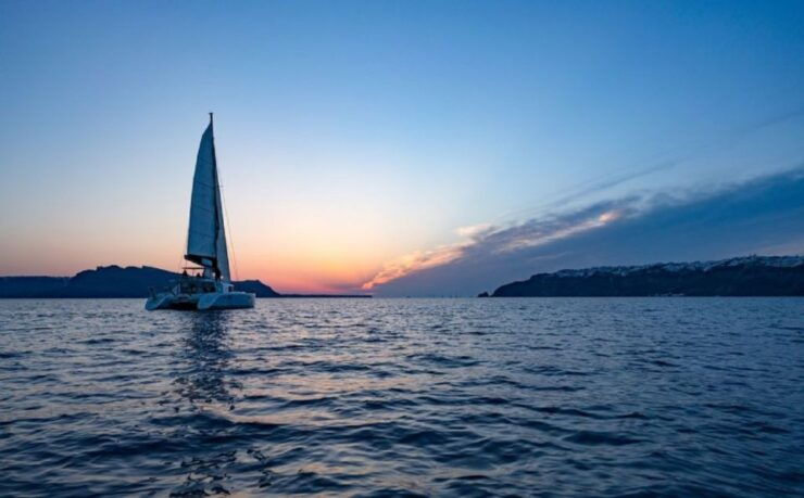 Santorini: Private Sunset Cruise With Dinner and Drinks - Experience Highlights