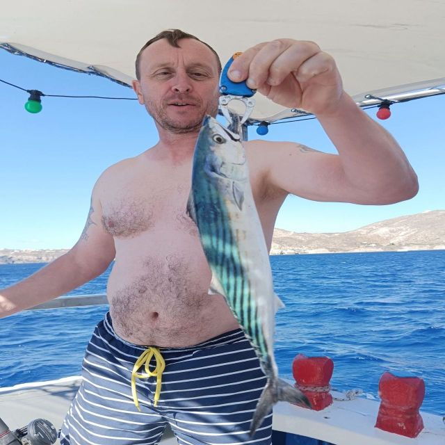 Santorini: Private Sunset Deep Sea Fishing Boat Trip - Instructor and Language Support