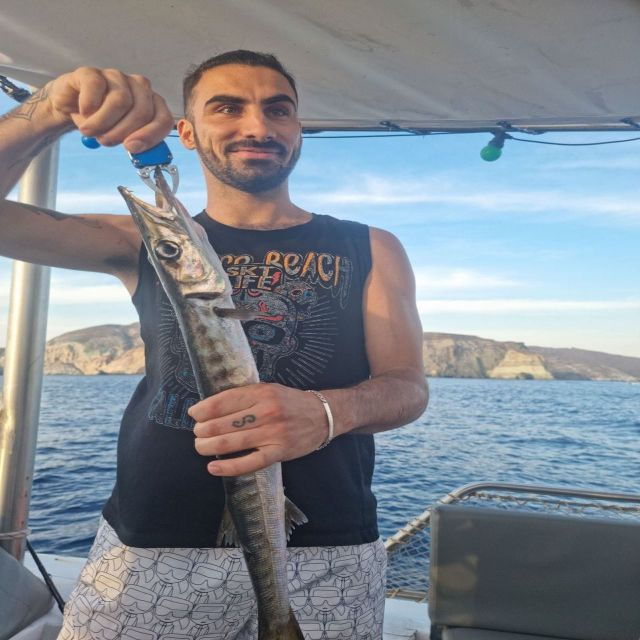 Santorini: Private Sunset Deep Sea Fishing Boat Trip - Highlights of the Experience