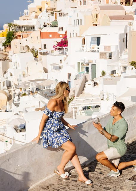 Santorini Proposal: A Luxury Photoshoot for Your Yes! Moment - The Photography Style and Quality