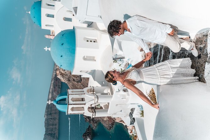 Santorini Proposal Photo Shoot With Rose Petals - Additional Information
