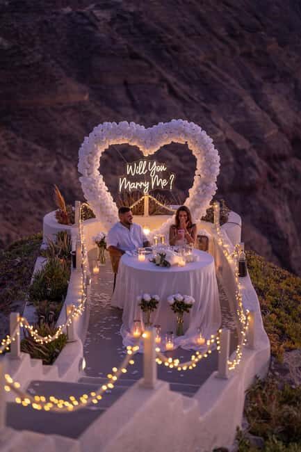 Santorini: Proposal Planning Services - An Elegant Proposal in the Heart of Santorini