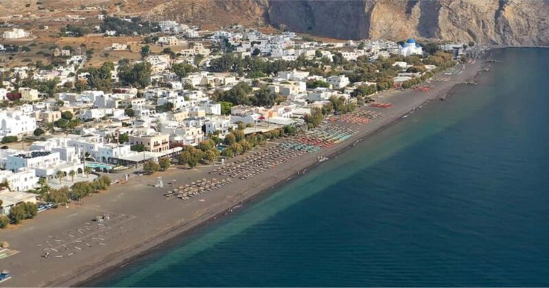 Santorini: Red Beach, Black Sand Beach w/ Lunch and Sunbeds - An In-Depth Look at the Experience