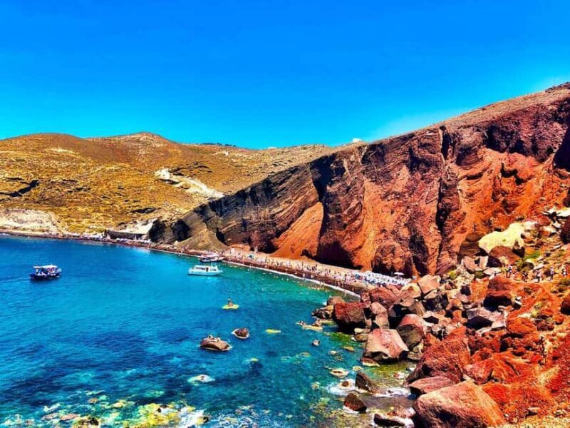 Santorini: Red Beach, Black Sand Beach w/ Lunch and Sunbeds - Why This Tour Could Be Just Right for You