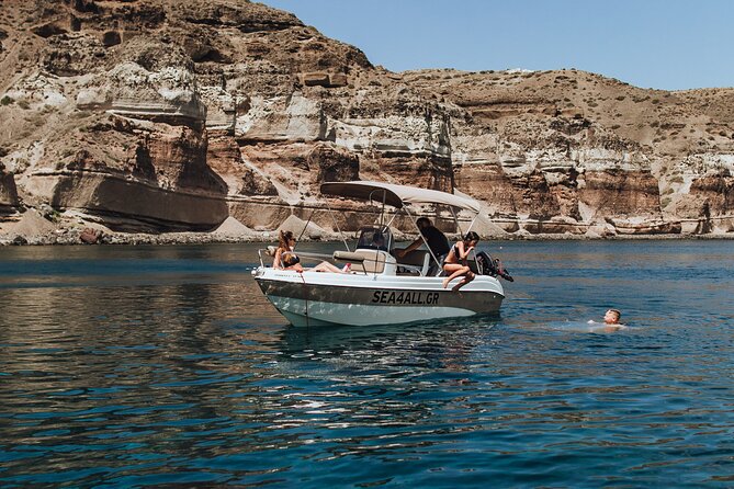Santorini Rent a Boat Without License - Directions and Booking Process