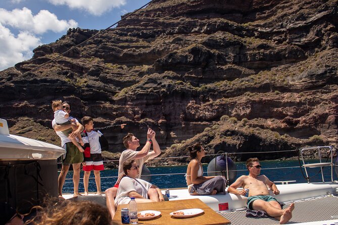 Santorini Sailing Catamaran Daily Cruises W/ Greek BBQ @Thirasia - Itinerary Details
