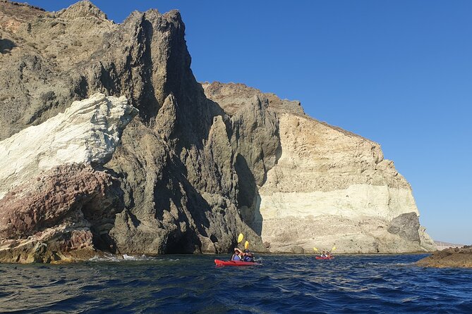 Santorini Sea Kayak - South Discovery, Small Group Incl. Sea Caves and Picnic - The Sum Up