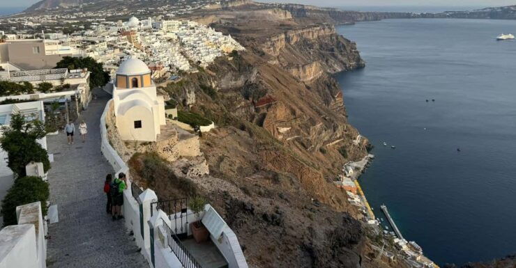 Santorini: Sightseeing Walk Fira to Imerovigli With Sunset - Itinerary Details